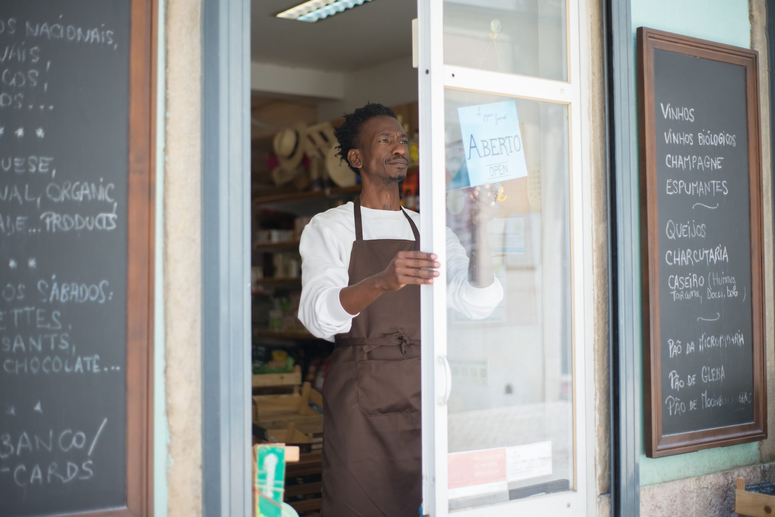 Small business owner in their shop